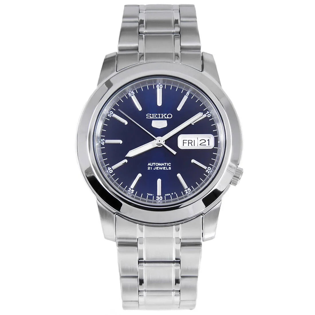 Seiko Men's SNKE51K1S Stainless-Steel Analog with Blue Dial Watch