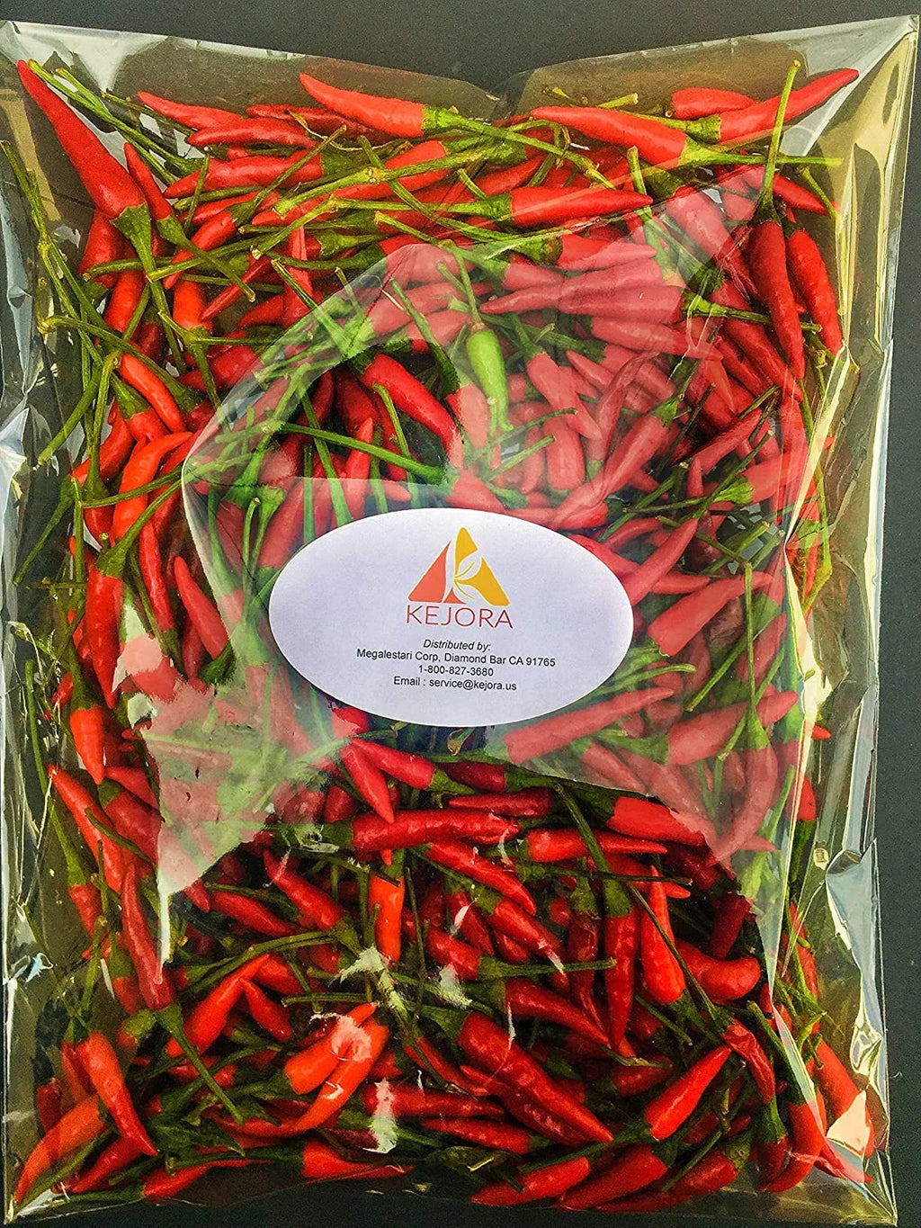 Fresh Crimson Thai Chili Peppers -1 Lb (16 oz)