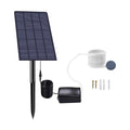 moobody 2W Plug-in Solar Oxygen Pump Fish Oxygenator Aquarium Oxygen Aerator Air Pump Fishing Aerator with Pipe Air Bubble Stones for Garden Fish Pool Pond