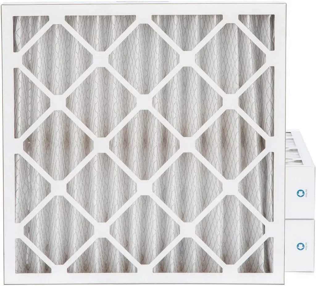 10X10x1 MERV 11, MPR 1000 Pleated Furne 1'' Air Filters By Pamlico. 6 Pk. Ext Dimensions 9-1/2 X 9-1/2 X 3/4