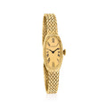 Ross-Simons C. 1970 Vintage Lecoultre 14kt Yellow Gold Mesh Watch, Feminine Adult, Pre-Owned