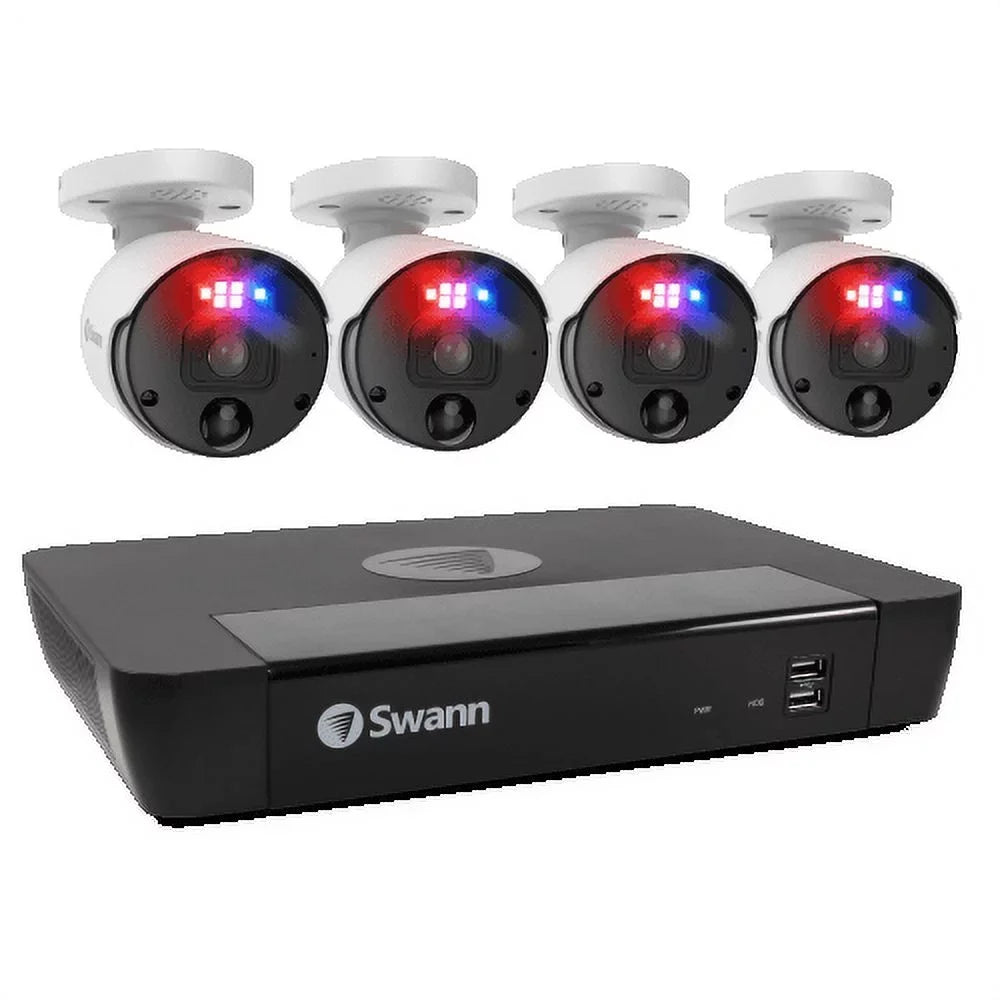 Swann 4 Camera 8 Channel 12MP SwannForce NVR Security System - SWNVK-890004
