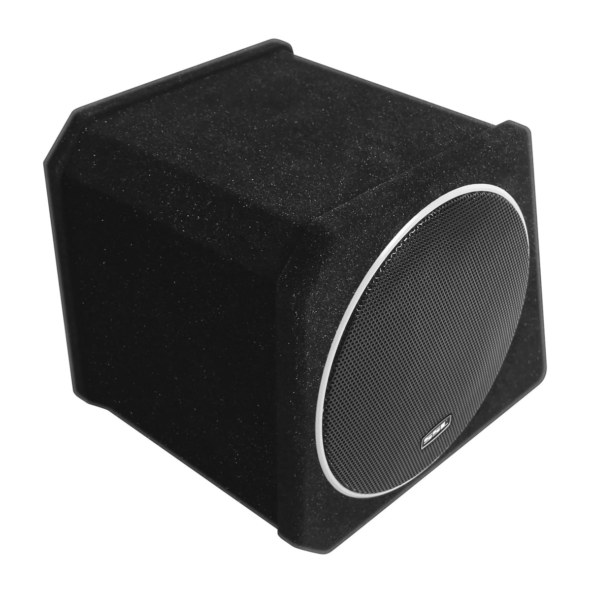 Sound Storm Laboratories PB8 8 Inch Amplified Crimson Car Audio Subwoofer Package – Built-in Amplifier, Passive Radiator, Remote Subwoofer Control, For Truck, Boxes and Enclosures
