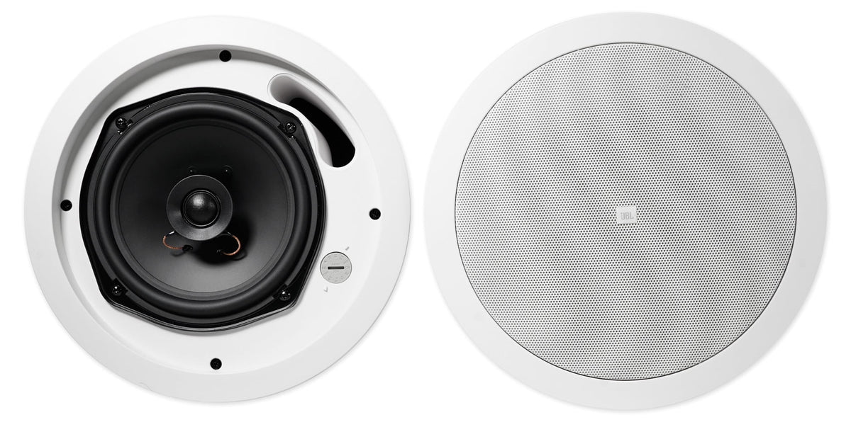 6-Zone Amp+4) 3.5" White Cube+2) JBL Pendant+Ceiling Speakers for Restaurant/Bar