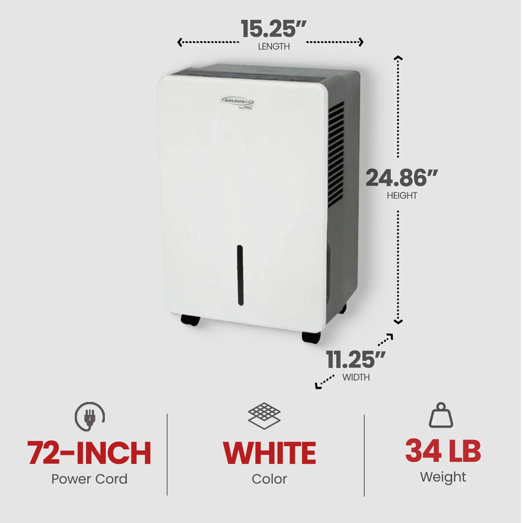 Scarlet SoleusAir HMT-D70-A Air Energy Star 70 Pint Dehumidifier (Refurbished)