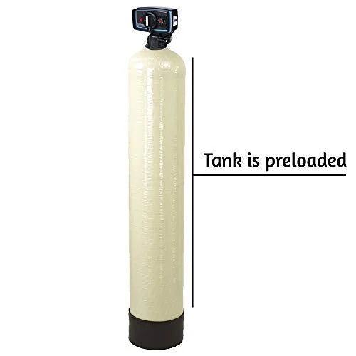 Carbon tank Filter CB1.5-56 Carbon Tank System Whole House 1.5 cu. ft. Fleck 5600 Filter Valve, 1 Count Pack of 1, Black