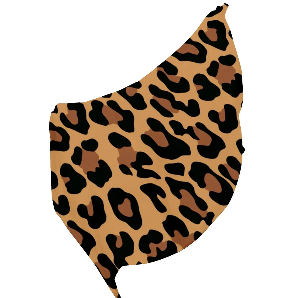 FREEAMG Yellow Leopard Silk Long Scarf for Girls Large Oblong Sunscreen Shawls Wraps Neck Headscarf Hair Wraps Gift Packed