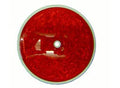 Cortina 13-099-32 3-3/8" Dia. Reflector - Center Hole Mount - Burgundy (340 Pack)