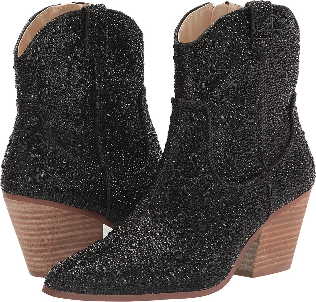 Betsey Johnson Diva Ladies Boots Black Proportion 11 M