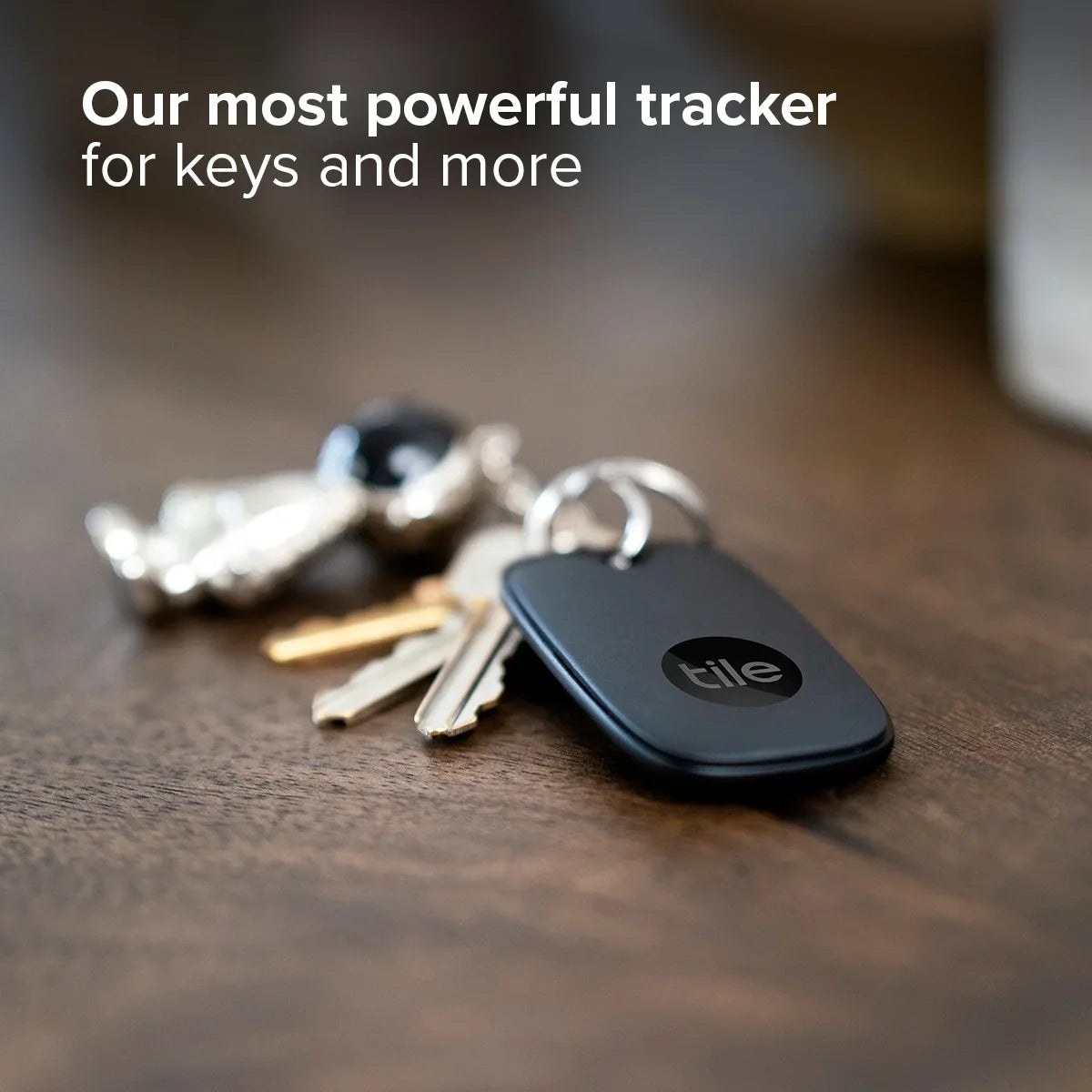 Tile Pro (2022) - 1 Pack - Black - Bluetooth Tracker, Keys Finder and Item Locator