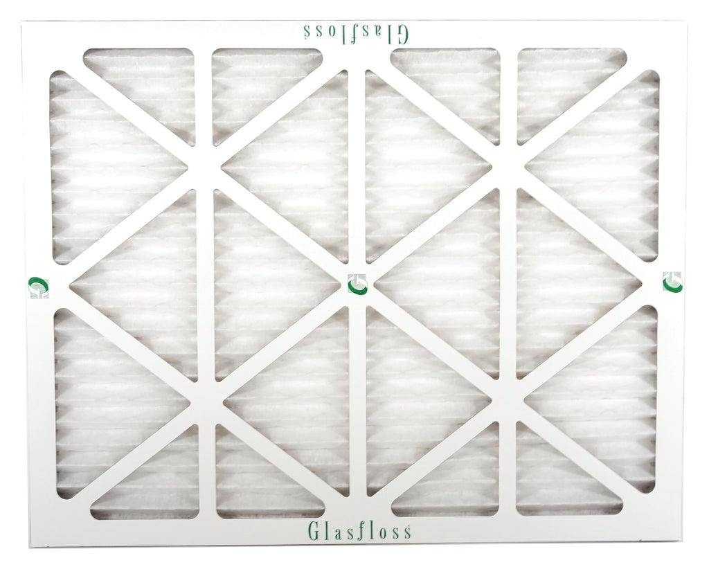 Glasfloss 20x23x1 - MERV 10 -Qty:12 - Furnace Air Filter - Made in USA (Actual Fit 19.5 x 22.5x7/8 inch)