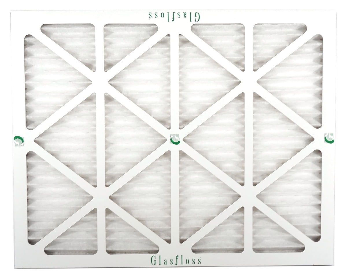 Glasfloss 20x23x1 - MERV 10 -Qty:12 - Furnace Air Filter - Made in USA (Actual Fit 19.5 x 22.5x7/8 inch)