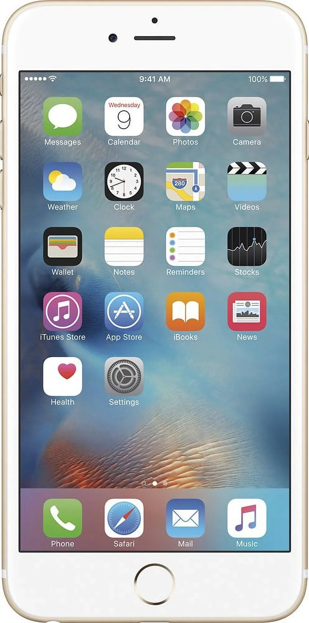 Scarlet Apple iPhone 6s Plus 64GB, Gold - Unlocked GSM (Refurbished)