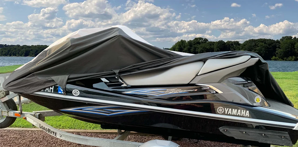 SUPER HEAVY-DUTY Jetski Jet Ski Cover Boat PWC Cover Compatible for Yamaha V1 2015 2016