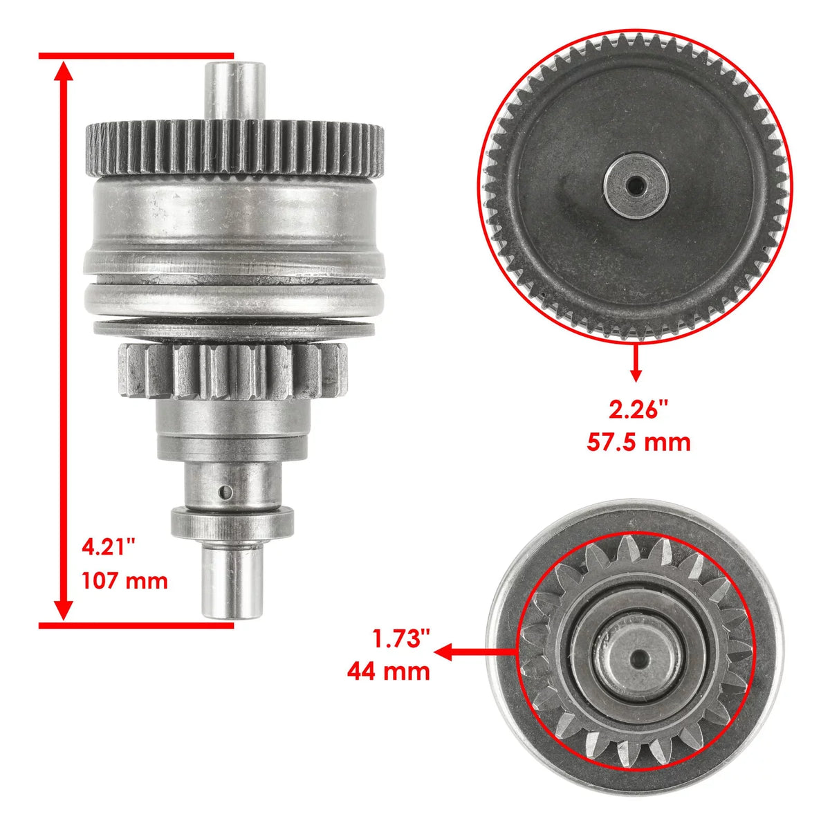 New Starter & Drive for Seadoo GSX Ltd 951Cc 950 1998 1999