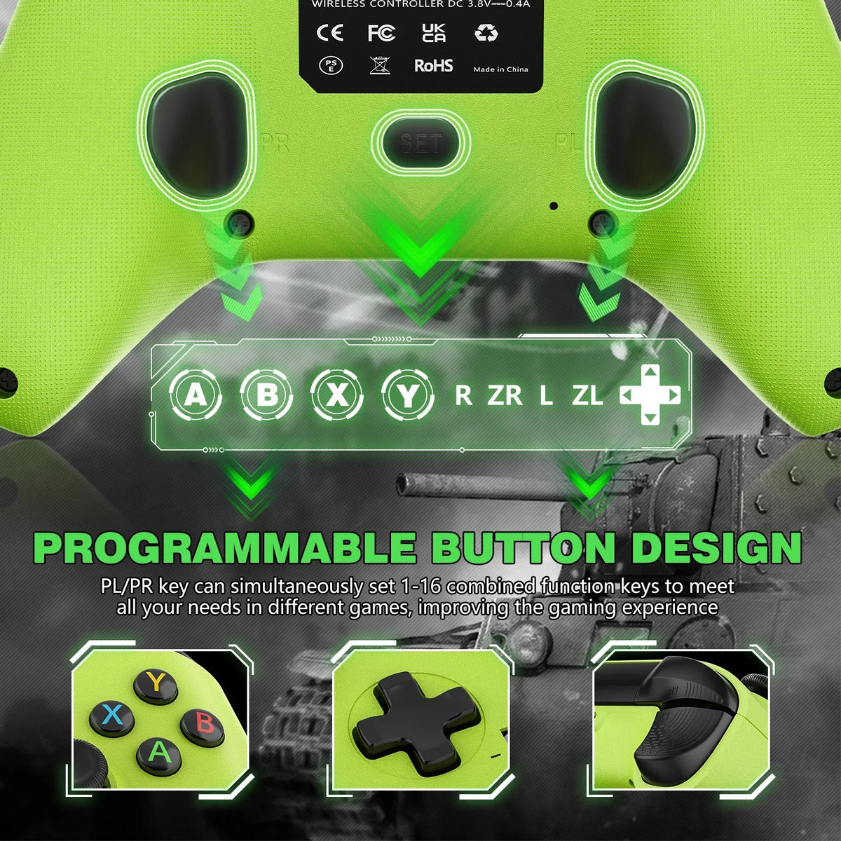 2 Pack Wireless Xbox Controller for Xbox One, Xbox One X/S, Xbox Series X/S, Windows PC 10/11 Gamepad with Audio Jack & Volume Button/Turbo/Macro/Motion Control & Rechargeable Battery - Burgundy