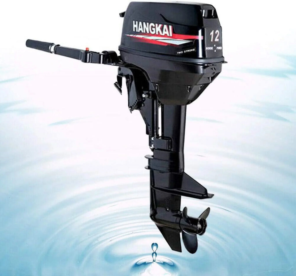 FETCOI 12 HP 2 Stroke Outboard Motor Fishing Boat Engine w/Water Cooling System