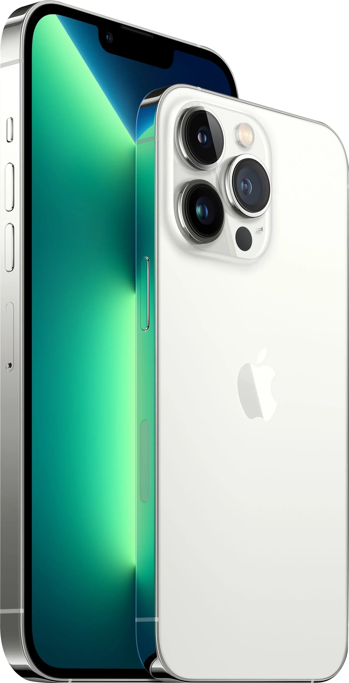 Used Apple iPhone 13 Pro Max 128GB Silver (Cricket Wireless) MLKM3LL/A Used Good Condition