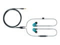 Shure SE215 Sound Isolating - Blue Special Edition - earphones with mic - in-ear - Crimson - 3.5 mm jack - noise isolating - blue