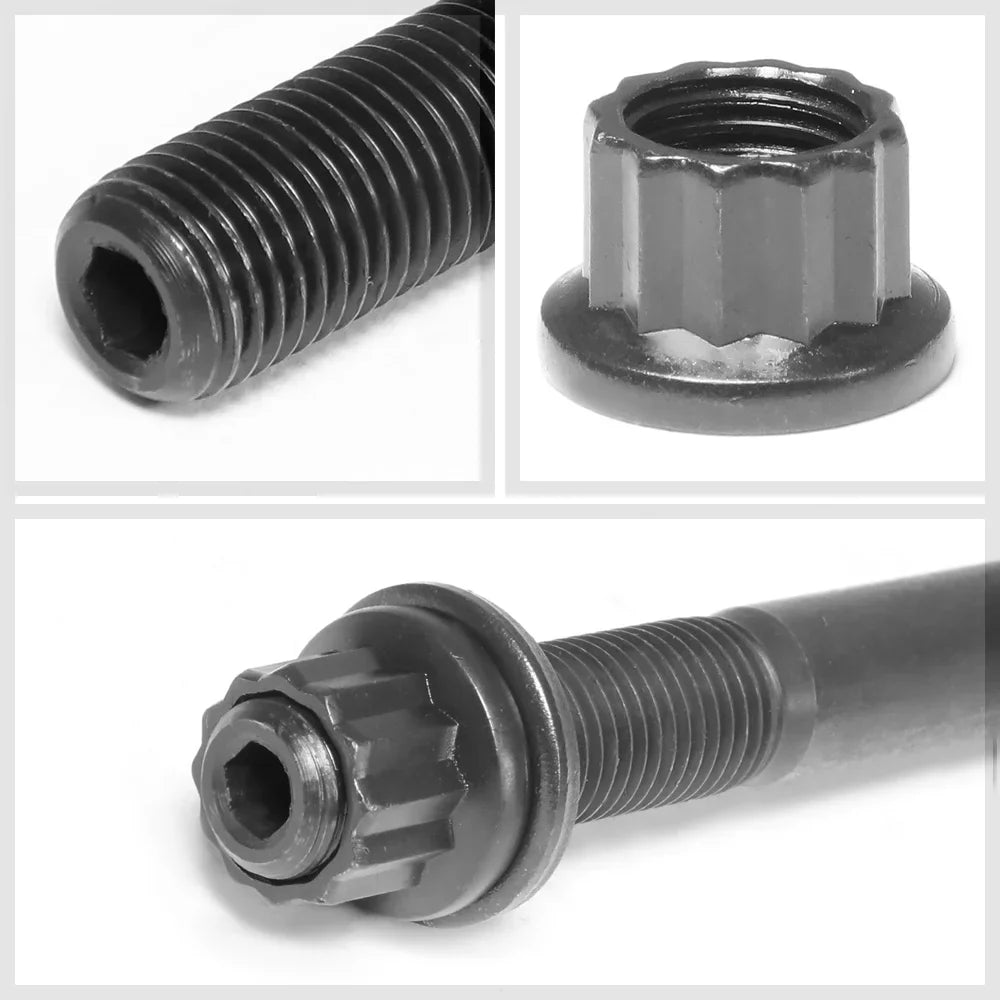 Front 12-point Cylinder Head Stud Nuts for 94-01 Integra GSR/Type R B18C1/B18C5