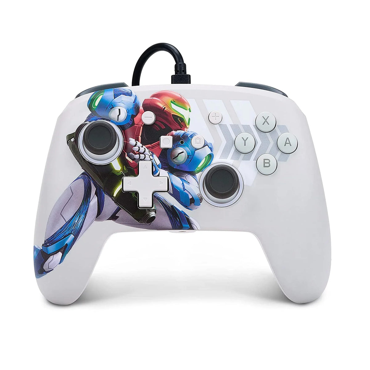PowerA Enhanced Scarlet Controller for Nintendo Switch - Metroid Dread [Nintendo Switch Accessory]