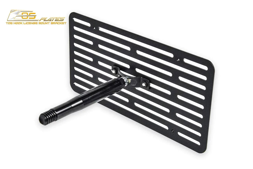 Extreme Online Store for 2011-2015 Mini Cooper 2Dr Convertible R57 MK2 Cooper/Cooper S | EOS Plate Version 2 Full Fit Front Bumper Tow Hook License Relocator Mount Bracket