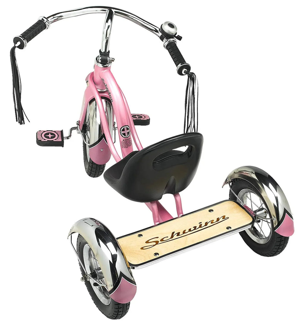 Schwinn 12" Roadster Tricycle for Blush Rear,Style:Uni Tricycle