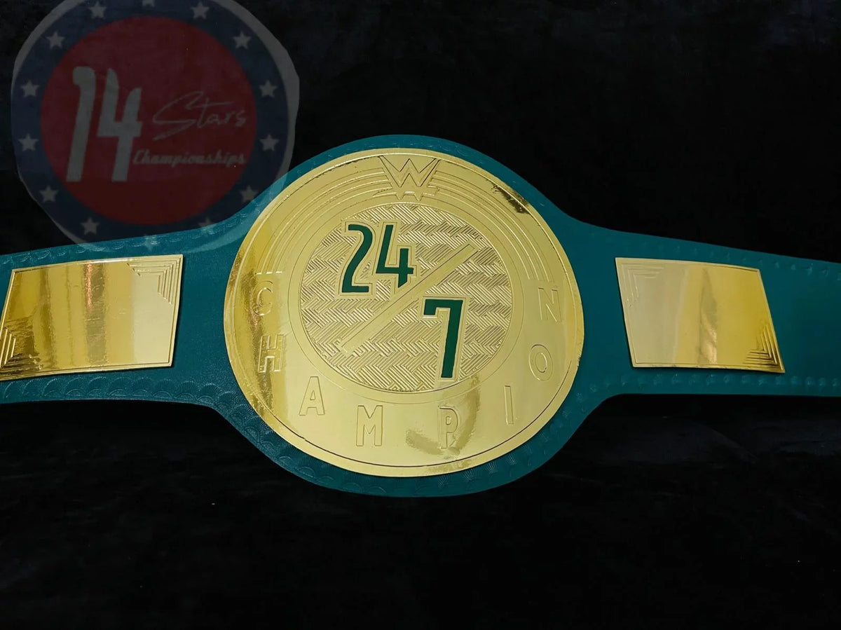 24/7 WWE WRESTLING Championship Belt Adult Measurement
