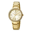 Ferre Milano Feminine Swiss Made Quartz Gold Bracelet Watch with Gold Dial