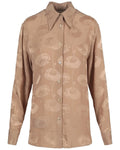 Gucci Female Poppy Jacquard Silk Top, 46