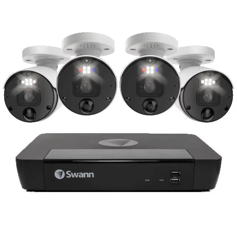 Swann 4 Camera 8 Channel 12MP SwannForce NVR Security System - SWNVK-890004
