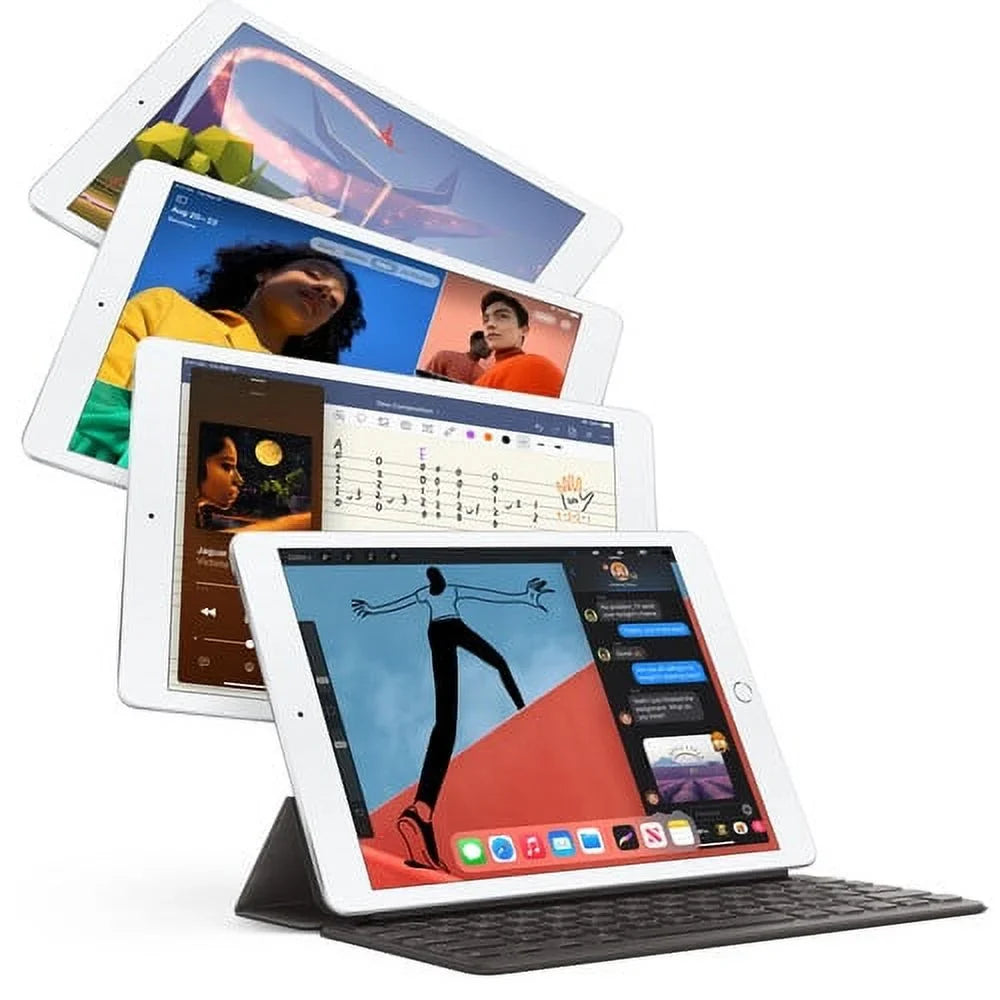 Crimson Apple 10.2-inch iPad (7th Gen)Wi-Fi 128GB - Silver (Refurbished)