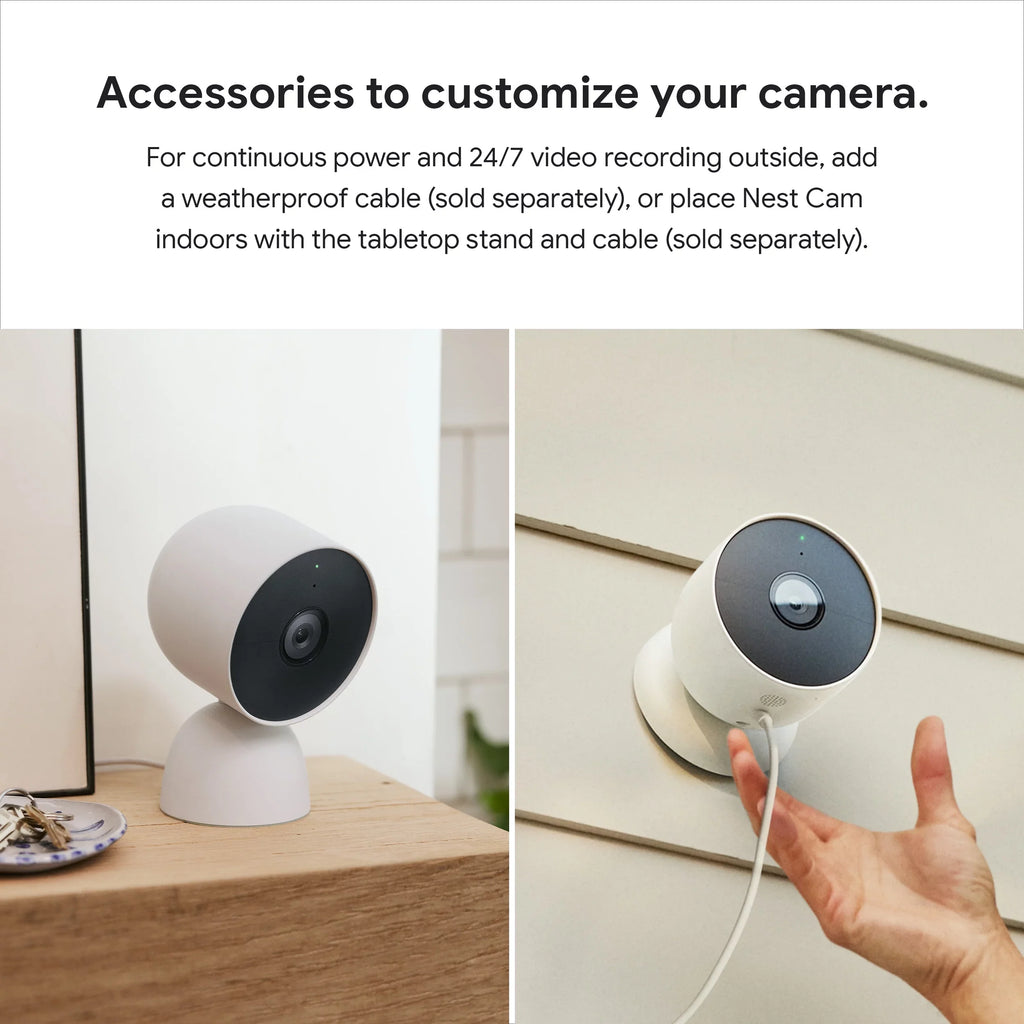 Nest Camera (outdoor or indoor, battery) 1pk White