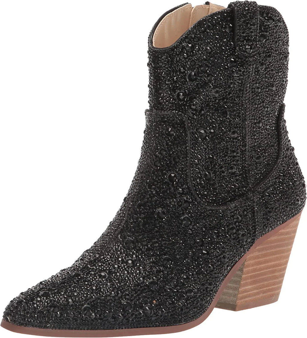 Betsey Johnson Diva Ladies Boots Black Proportion 11 M