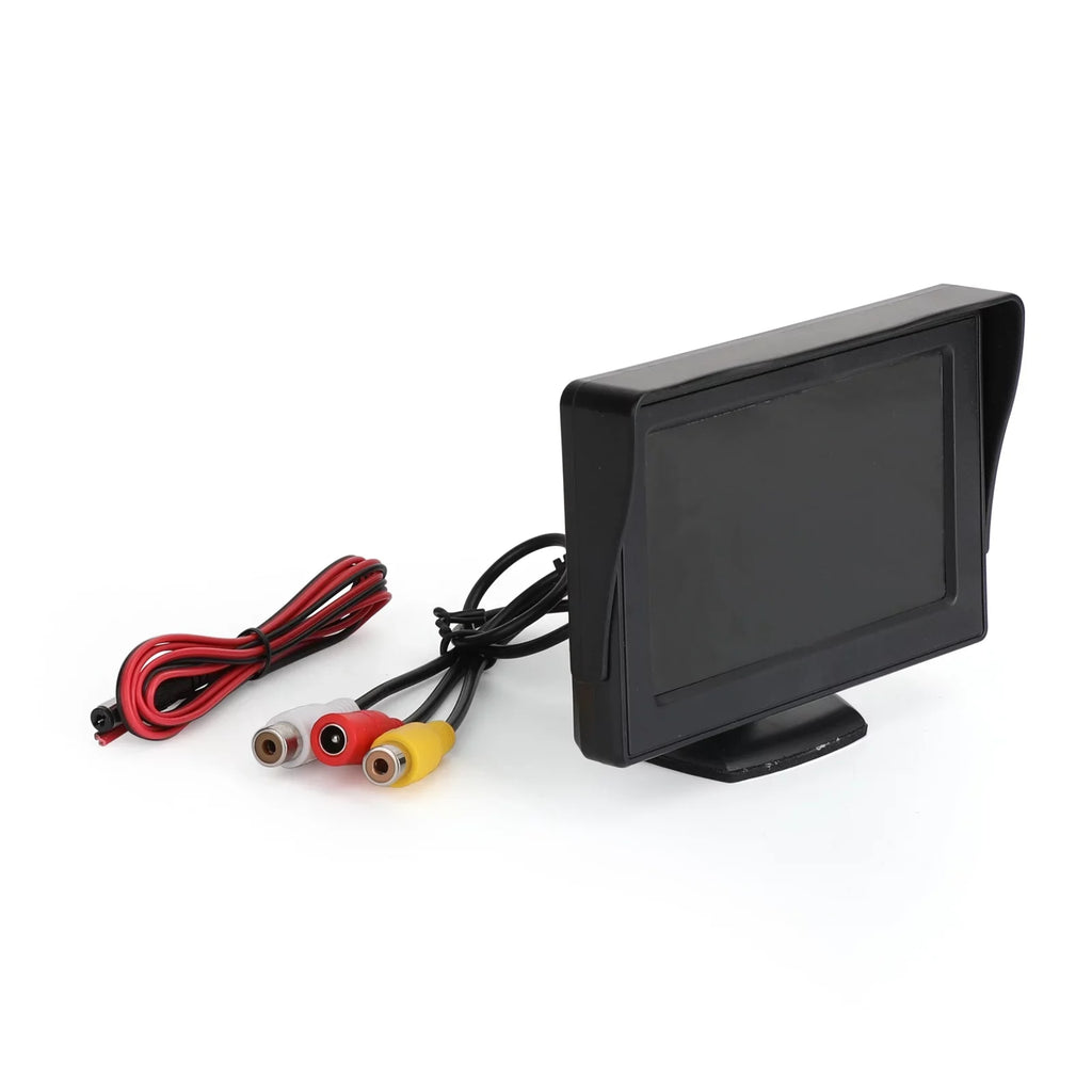 Motor Genic 4.3" TFT LCD Car MonitorRear View HD Camera Display Reverse Monitor NTSC PAL
