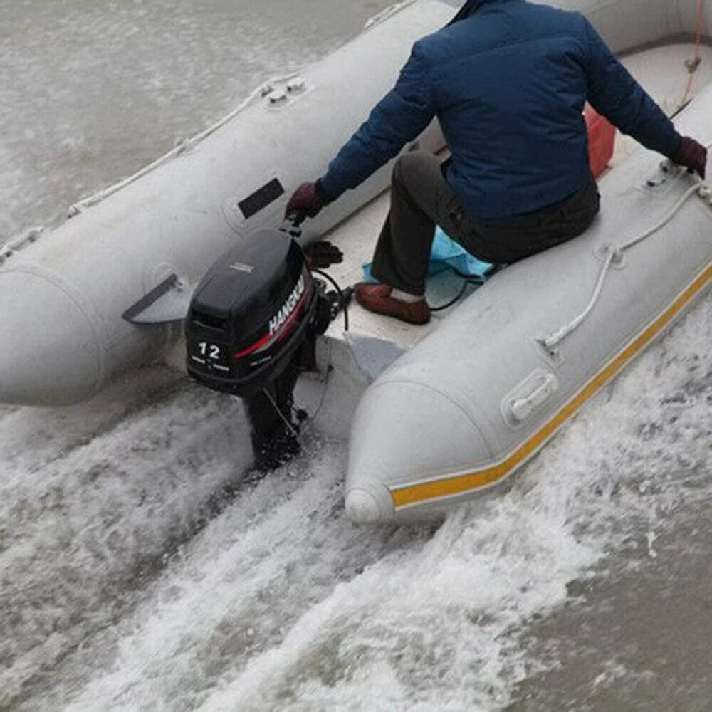FETCOI 12 HP 2 Stroke Outboard Motor Fishing Boat Engine w/Water Cooling System