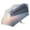 Winter Snow with Boat Compact Folding Umbrella for Rain Windproof Travel Umbrella UPF 50+ Lightweight Packable Arc Measurement
