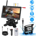 iMounTEK Wireless Backup Camera System Vehicle Rear View Monitor Kit IP67 Waterproof Car Parking Reverse System with 7In Screen Night Vision 2.4G Stable Signal for Car Trunk Van SUV