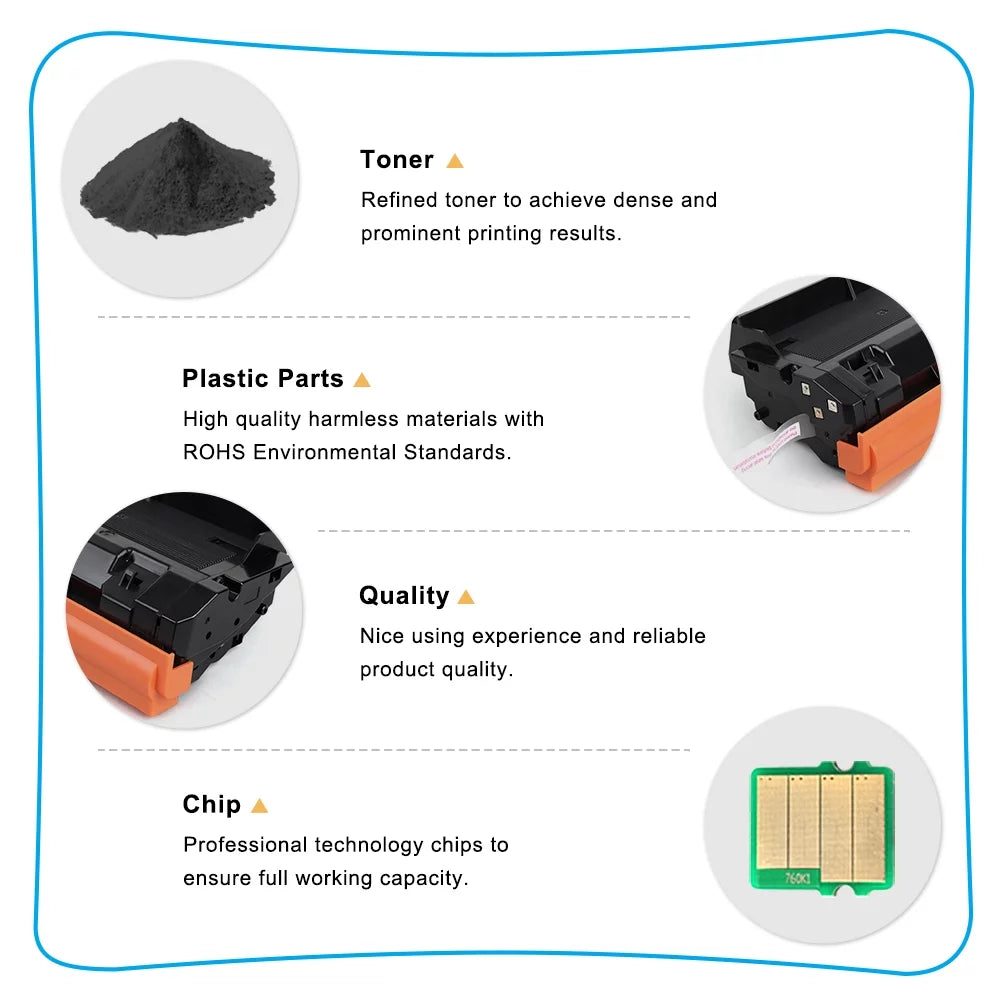Cool Toner Compatible Toner for Samsung 116L MLTD116L D116L MLT-D116L SL-M2625D SL-M2825DW SL-M2835DW (Black, 6 Pack)